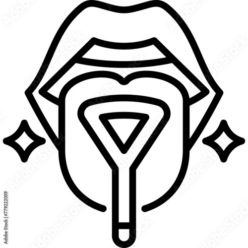 Tongue Cleaner Icon