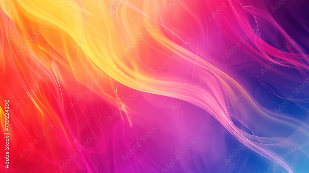 Abstract wavy dynamic texture colorful gradient abstract background. AI generated image