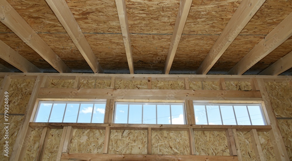 Fototapeta premium Transom Windows in a Wall