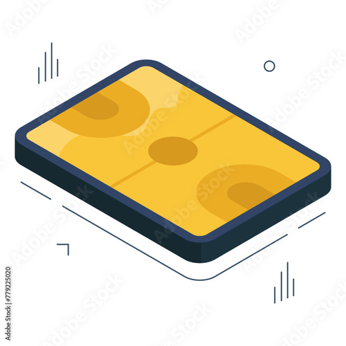 A perfect design icon of hockey pitch

