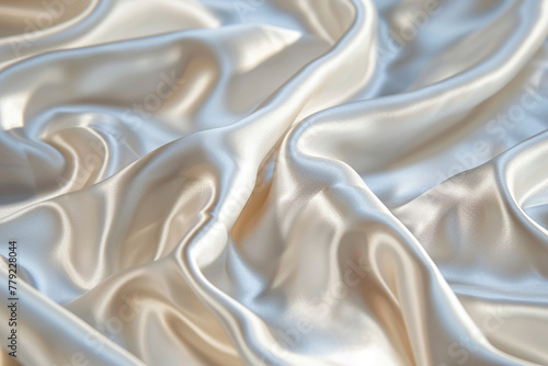 An expansive view of cotton sateen fabric. 32k, full ultra HD, high resolution