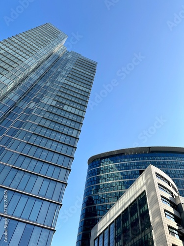 Skyscraper in Central Brussels, Belgium photo