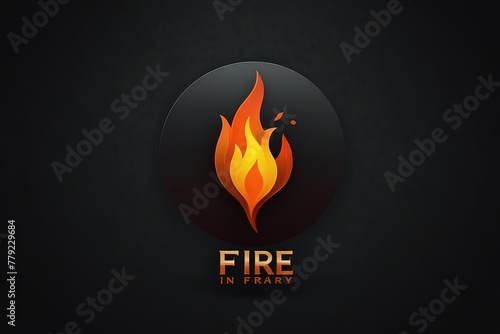 fire sign on a fire