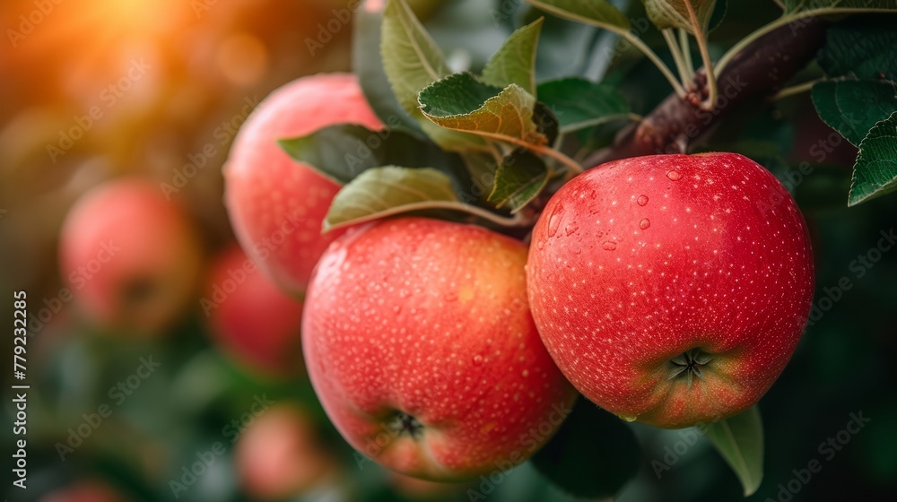 Branches of apples Branches of apples