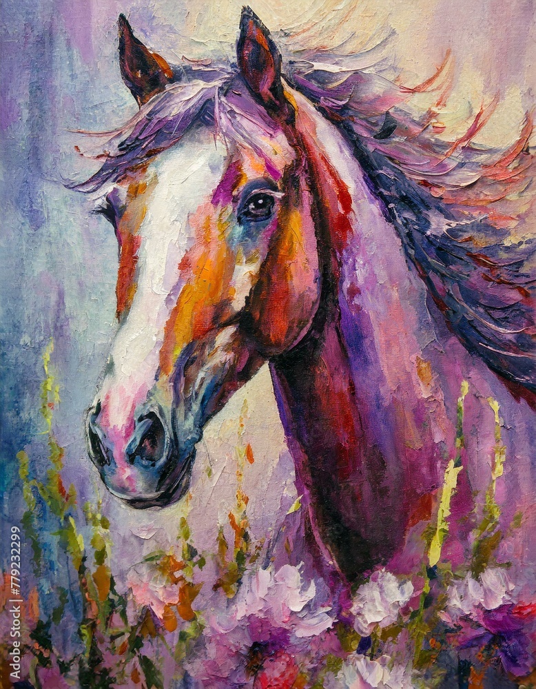 Painting of a horse 