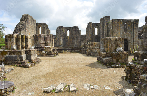 Landevennec, France, Abbey ruins of ancient church