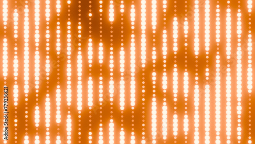 Background blurred orange dot pattern on black background