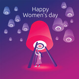 Happy Womens day celebration post