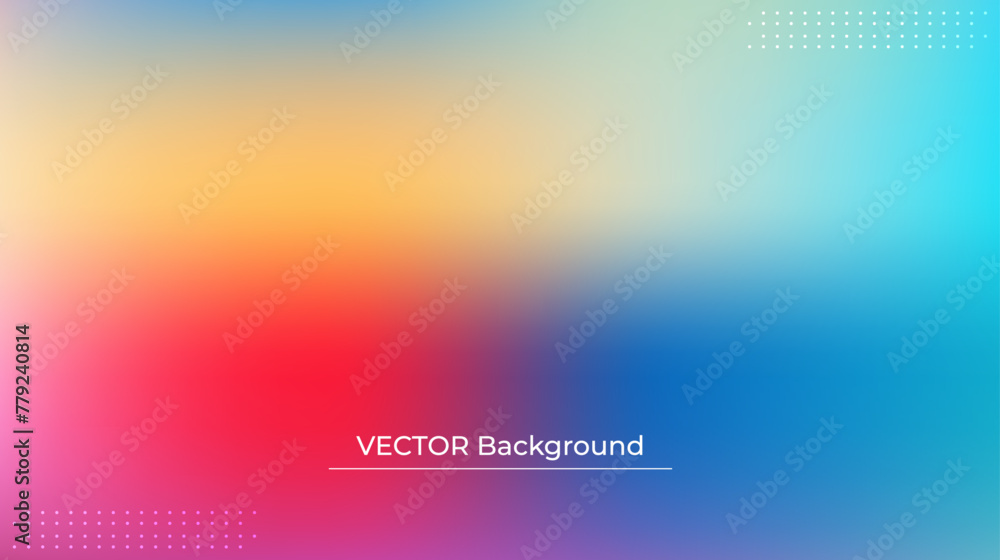 Smooth and blurry colorful gradient mesh background. Modern bright rainbow colors. Easy editable soft colored vector banner template. Premium quality Smooth and blurry colorful gradient mesh background. Modern bright rainbow colors. Easy editable soft colored vector banner template. Premium quality