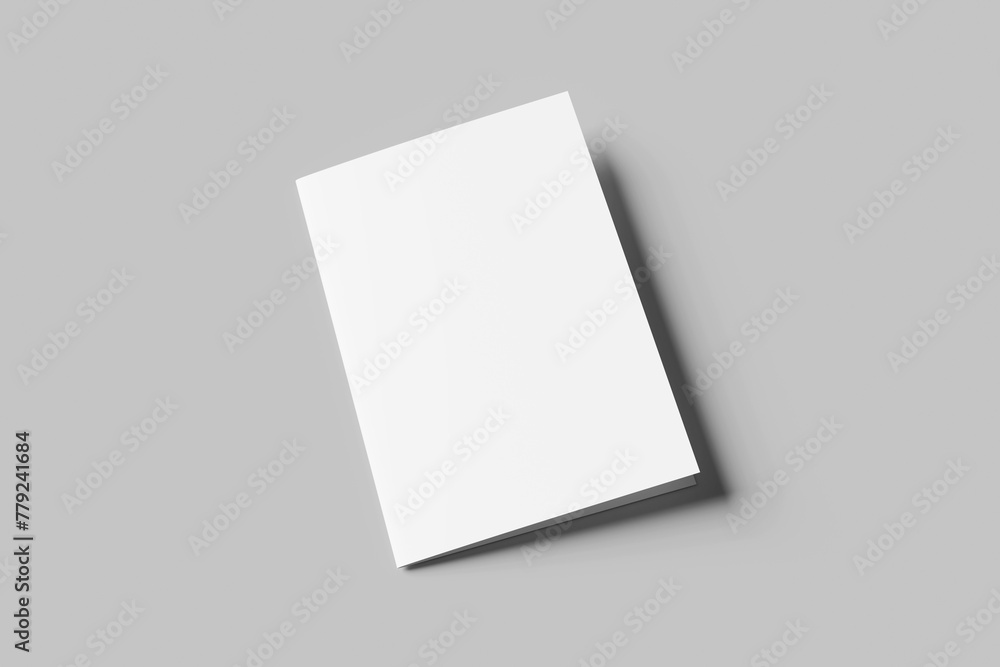 A5 bi-fold brochure mockup A5 bi-fold brochure mockup