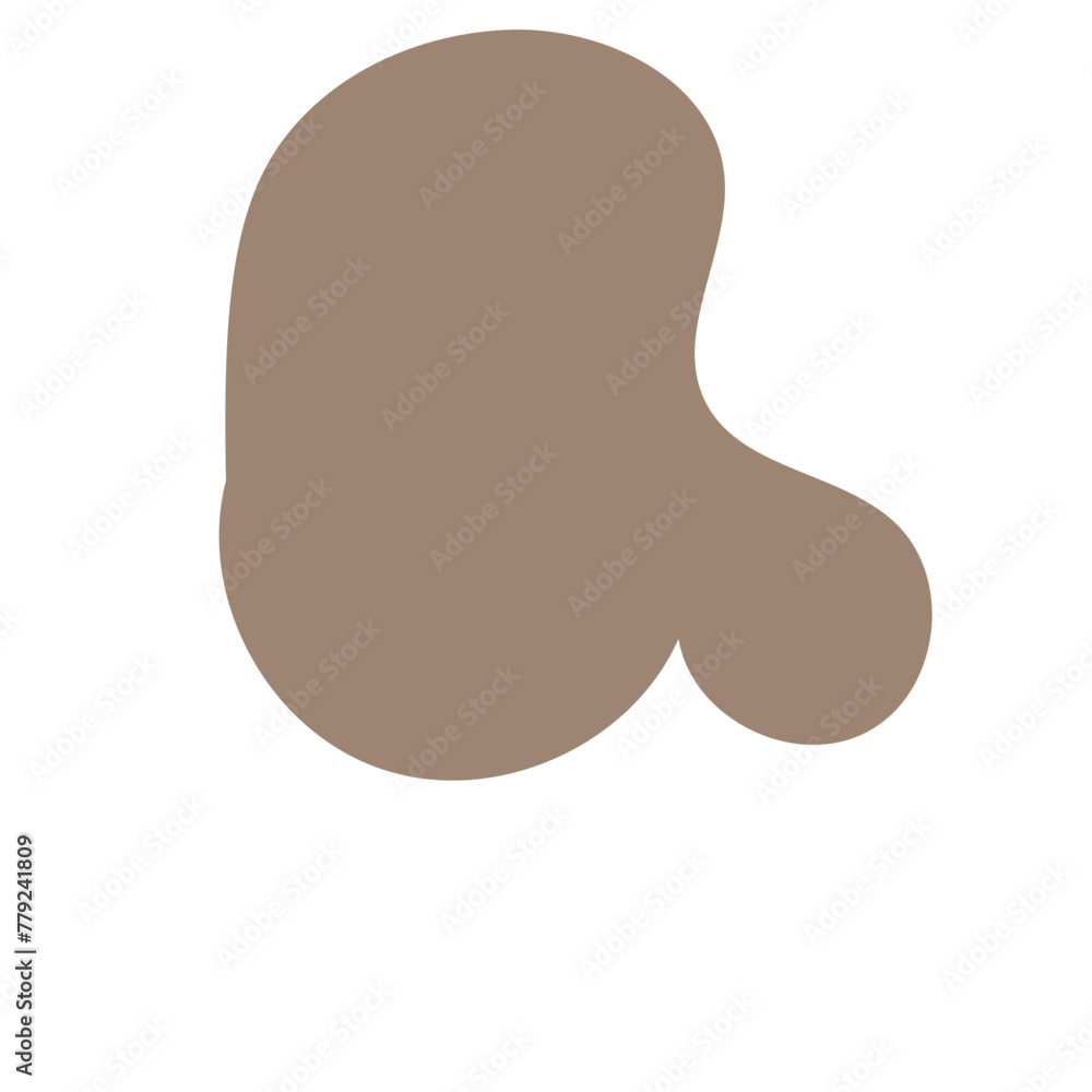 Natural colour abstract shapes decor Natural colour abstract shapes decor