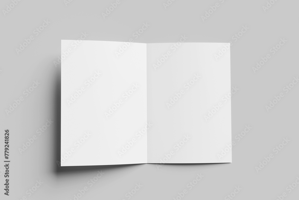 A5 bi-fold brochure mockup A5 bi-fold brochure mockup