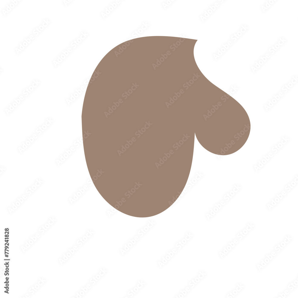 Natural colour abstract shapes decor Natural colour abstract shapes decor