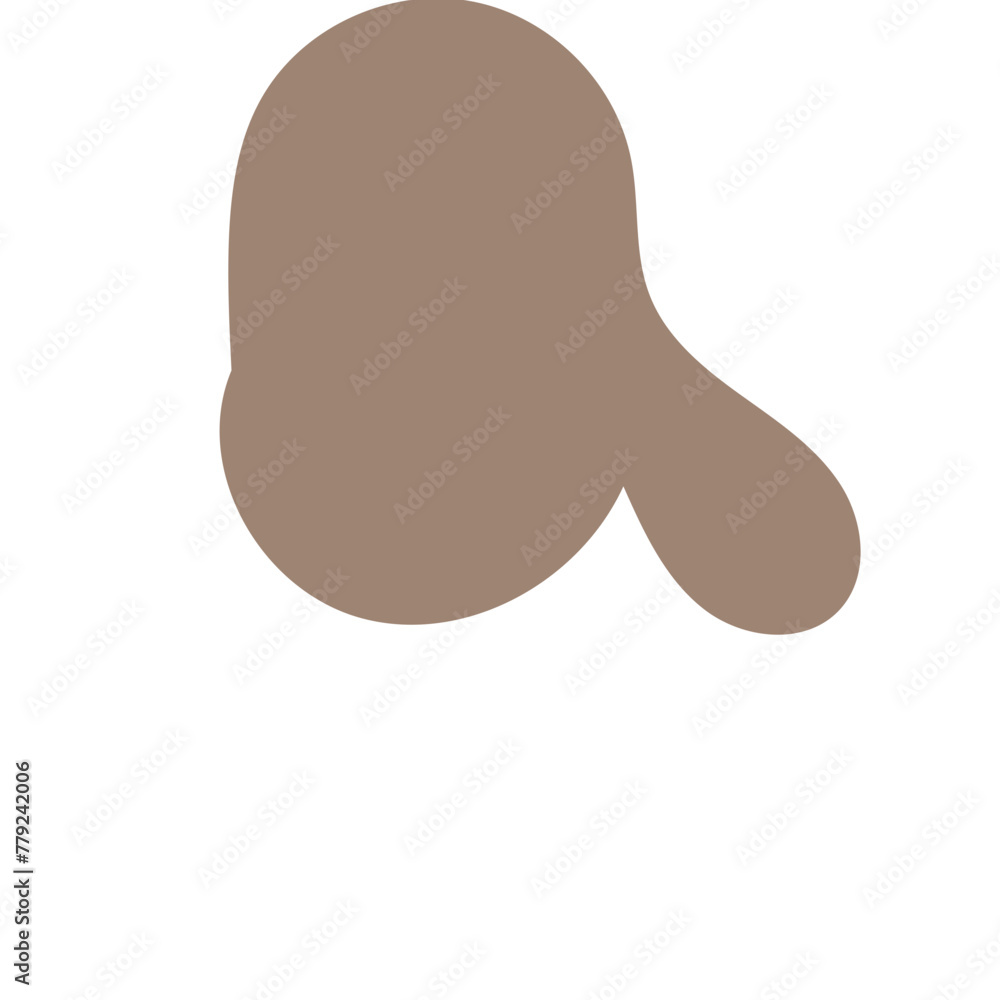 Natural colour abstract shapes decor Natural colour abstract shapes decor