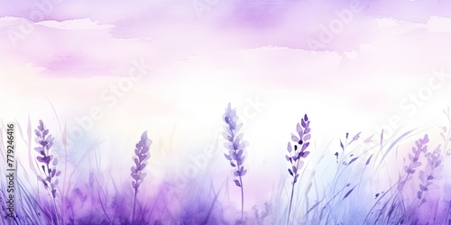 Lavender watercolor light background natural paper texture abstract watercolur Lavender pattern splashes aquarelle painting white copy space for banner design  greeting card