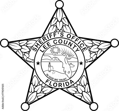 county, Florida, Sheriff, svg badge, svg, eps, dxf, png, jpeg laser engraving, laser cutting, CNC Router file, wood engraving, laser file
County, Sheriff office, Badge, sheriff star badge, vector file photo