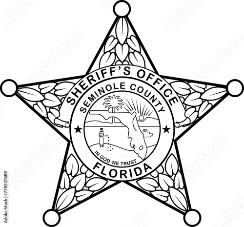 county, Florida, Sheriff, svg badge, svg, eps, dxf, png, jpeg laser engraving, laser cutting, CNC Router file, wood engraving, laser file
County, Sheriff office, Badge, sheriff star badge, vector file photo