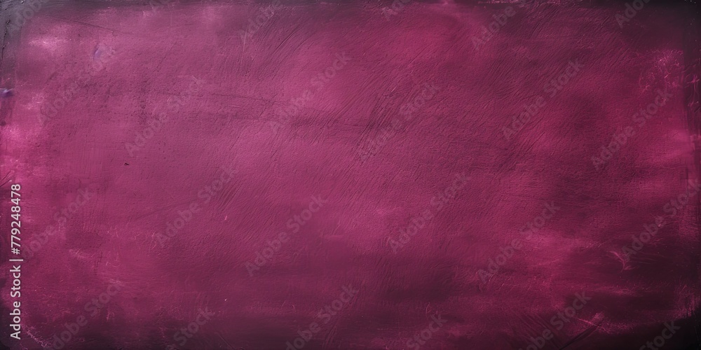 Magenta blackboard or chalkboard background with texture of chalk school education board concept, dark wall backdrop or learning concept with copy space blank for design photo text or product