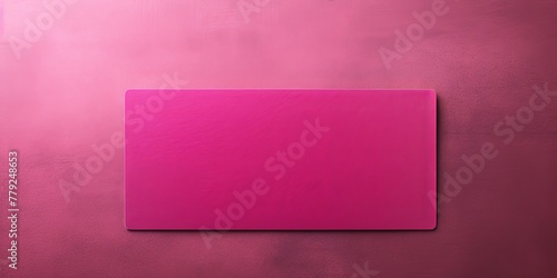 Magenta blank business card template empty mock-up at magenta textured background with copy space for text photo or product