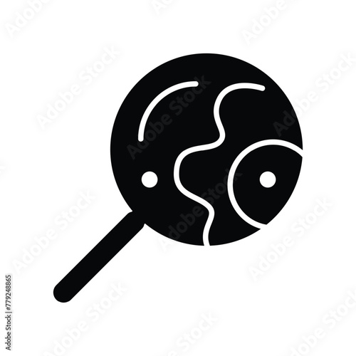 probiotic solid icon vector design good for website or mobile app