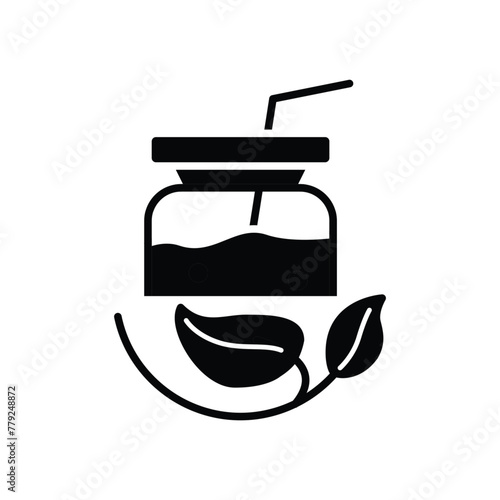detox smothie solid icon vector design good for website or mobile app