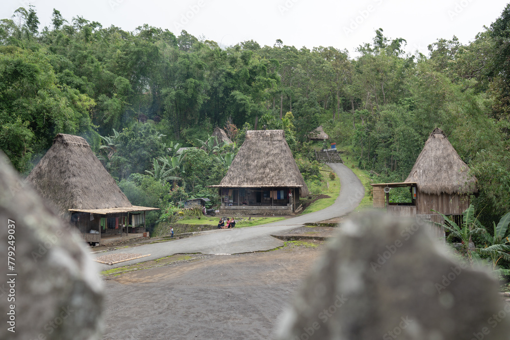 The megalithic village of Bena is in a remote area but has been well preserved for more than 1200 years The megalithic village of Bena is in a remote area but has been well preserved for more than 1200 years