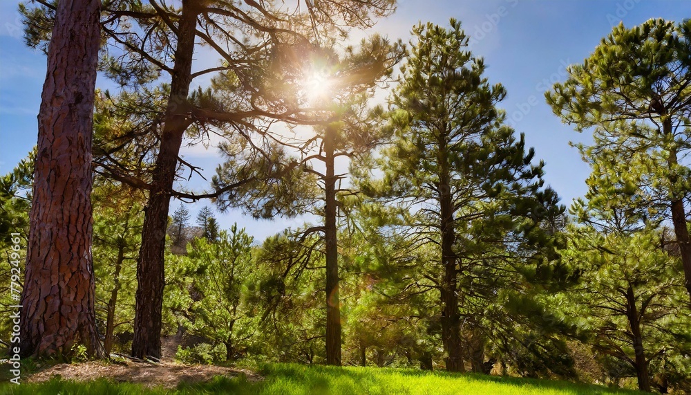 Obraz premium trees in the forest