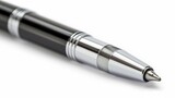 isolated metal pen on a white background
