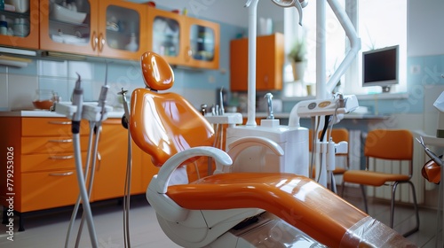 Dental Hygiene and Dentist's Chair Setup