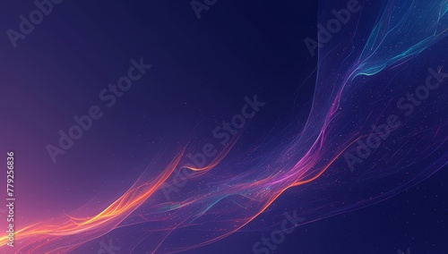 abstract wallpaper, dark blue and purple with subtle gradient of green, light brown and orange. 