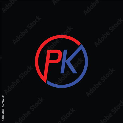 Free Download PK, KP Abstract Letters Logo Monogram - GFXLoad