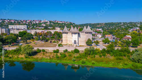 Soroca fortress viewed during a sunny summer day in Moldova photo