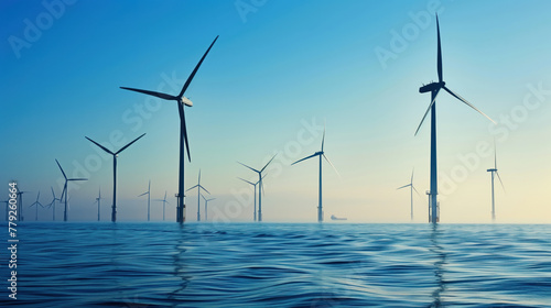 Dawn’s Serenity: Oceanic Wind Farm