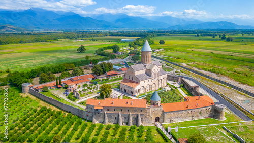 Summer day at Alaverdi Monastery in Georgia