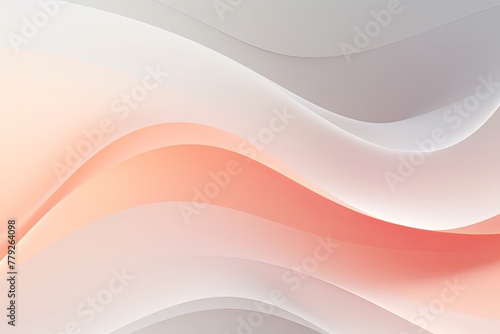 Peach gray white gradient abstract curve wave wavy line background for creative project or design backdrop background