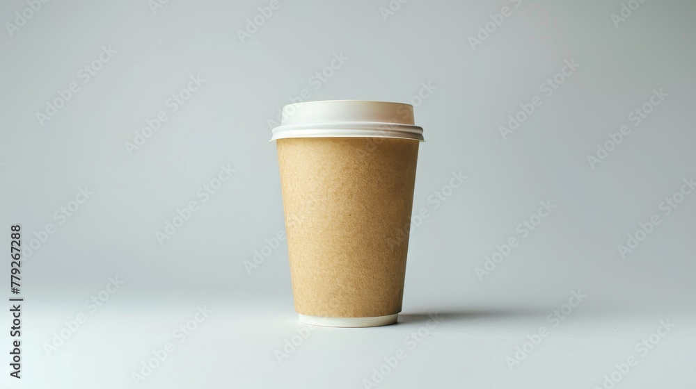 Paper coffee cup on white. Coffee cup isolated on white background Paper coffee cup on white. Coffee cup isolated on white background