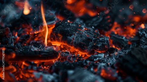 Fire background. Aesthetic flame texture