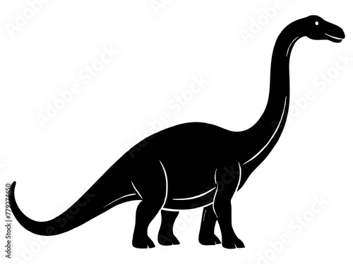 dinosaur silhouette Silhouette Vector logo Art design, Icons, and Graphics vector illustration