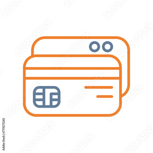 Card Payment Line Two Color Icon