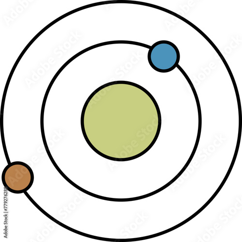 vector illustration of solar system