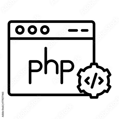 Php Line Icon