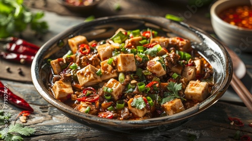 Mapo Tofu bold flavors
