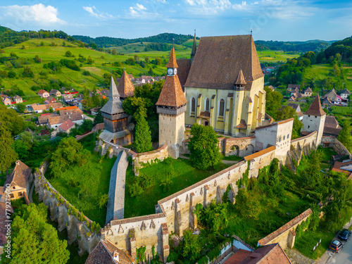 Cuadro en lienzo The Fortified Church of Biertan in Romania