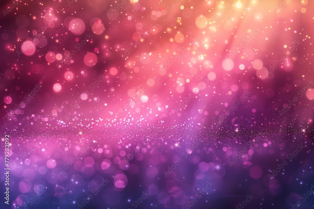 A vibrant abstract image of bokeh lights transitioning from pink to purple resembling a dreamy galaxy A vibrant abstract image of bokeh lights transitioning from pink to purple resembling a dreamy galaxy