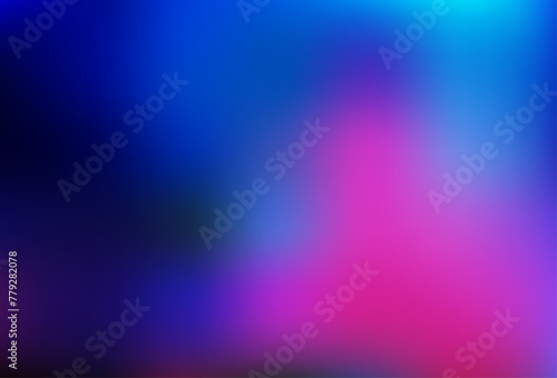 Dark Pink, Blue vector glossy bokeh pattern.