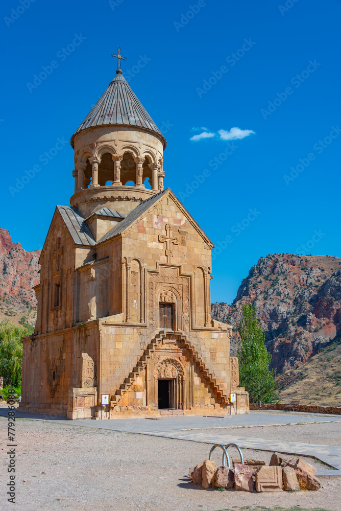 Summer day at Noravank monastery in Armenia