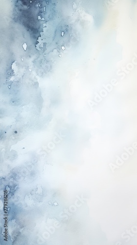 White watercolor light background natural paper texture abstract watercolur White pattern splashes aquarelle painting white copy space for banner design, greeting card  © Lenhard