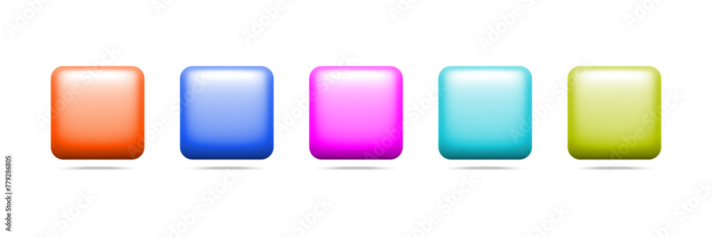colorful 3d app icon backgrounds