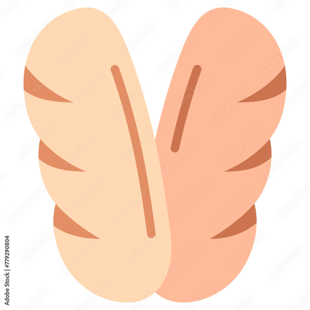 Bread Loaf multi color icon, relate to gastronomy theme. use for UI or UX kit, web and app development. Bread Loaf multi color icon, relate to gastronomy theme. use for UI or UX kit, web and app development.