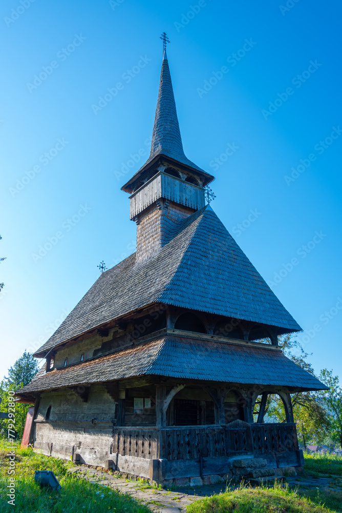Summer day at Barsana church in Romania Summer day at Barsana church in Romania